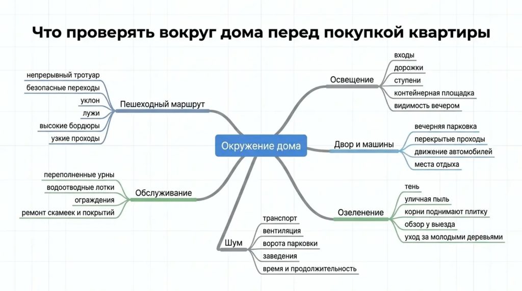 Что проверять вокруг дома перед покупкой
